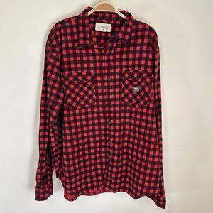Denim & Supply Ralph Lauren Red and Black Plaid Shirt